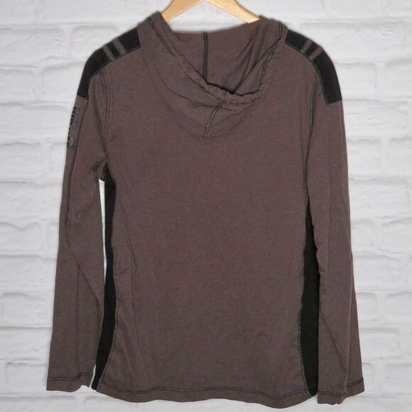 Dark black men’s hoodie - Picture 4 of 4